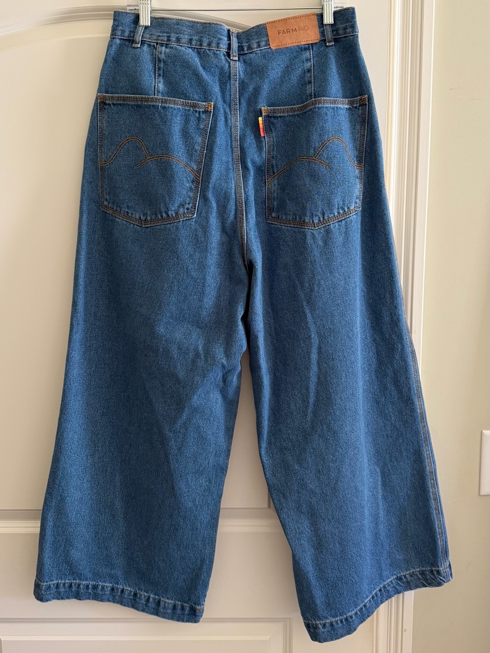 Farm Rio Wide Leg Jean - Picture 2 of 10